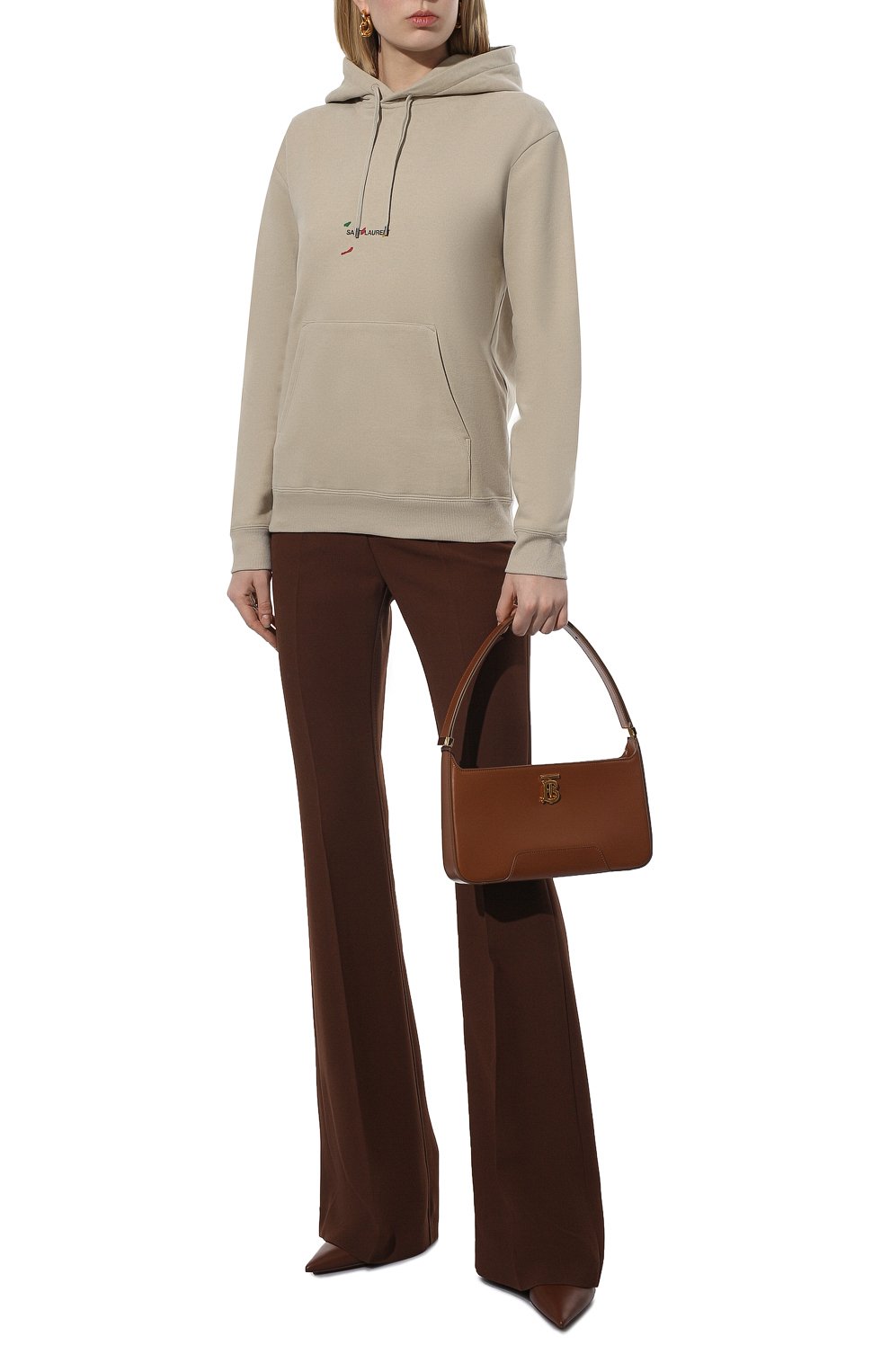 Хлопковое худи SAINT LAURENT, арт. 690337/Y36QQ, фото 2
