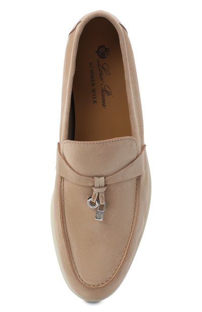 Замшевые лоферы summer charms walk LORO PIANA, арт. FAE5444, фото 5