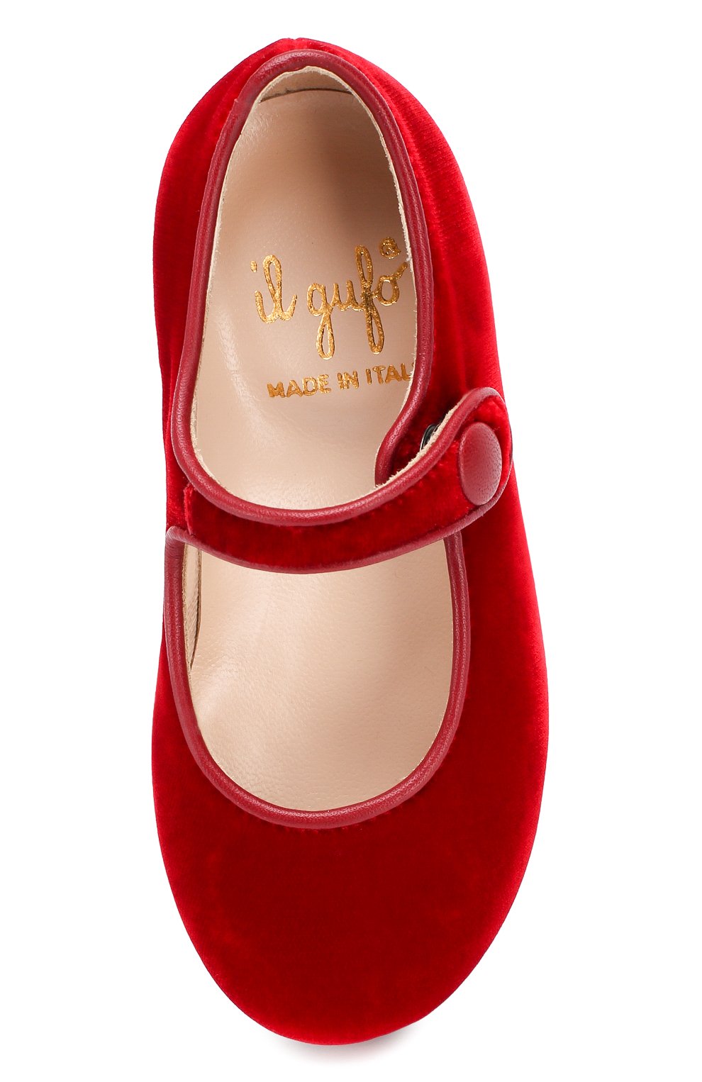 Бархатные туфли с перемычкой IL GUFO, арт. G296/VELLUT0 ACC0PP./23-26, фото 4