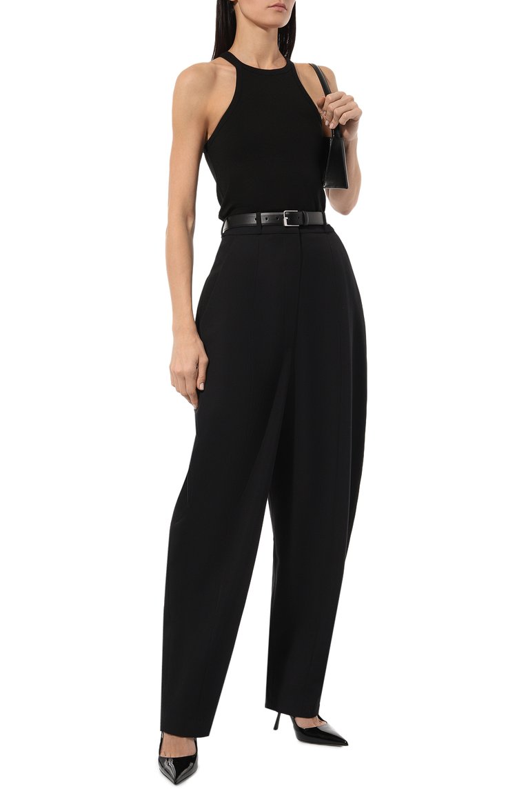 Шерстяные брюки BALMAIN, арт. AF0PN157WB05, фото 2
