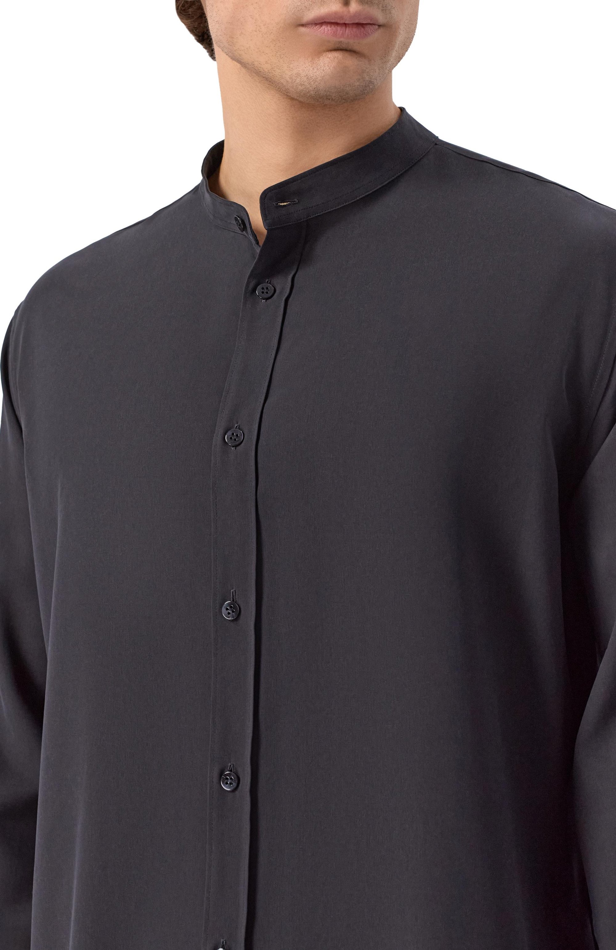 Шелковая рубашка MVST, арт. M26.2PM.B008/F121 SILK P0PELINE, фото 5