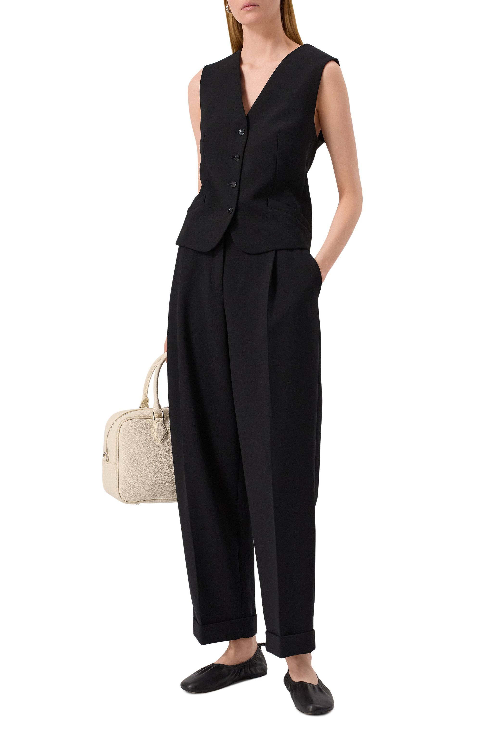 Кожаные балетки 12 STOREEZ, арт. 130435, фото 2