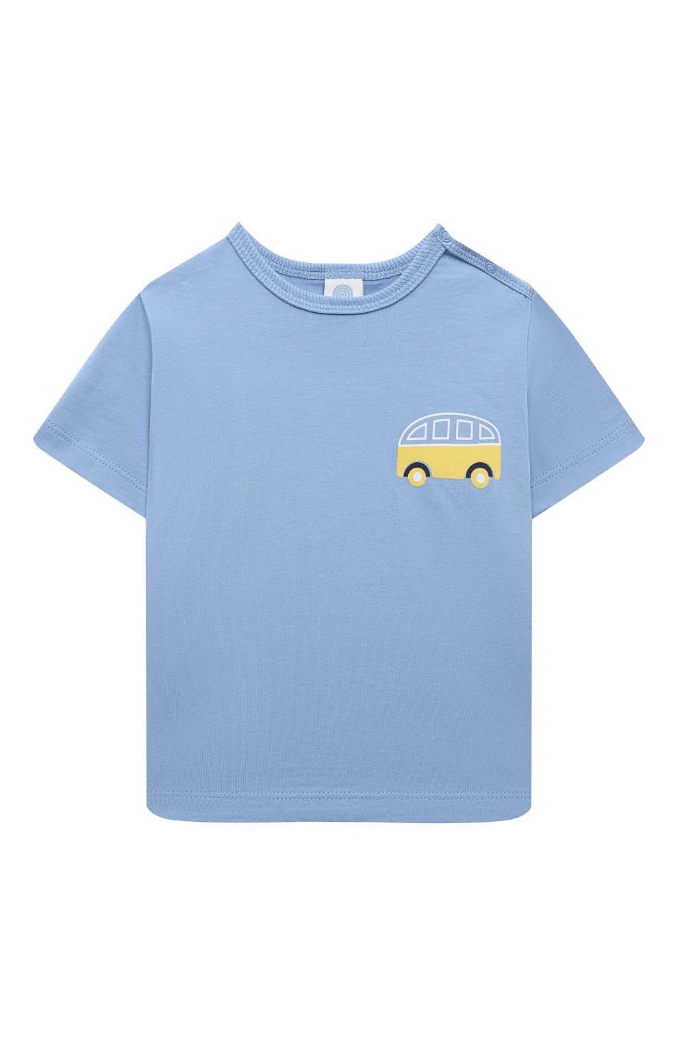 Хлопковая пижама SANETTA синего цвета по цене 5400 руб., арт. 221989, фото 2 Хлопковая пижама SANETTA, арт. 221989, фото 2