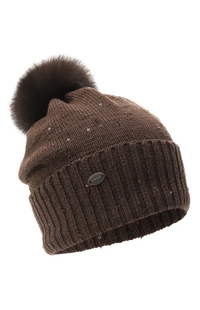 Женская шапка из кашемира и шелка BLACK SABLE, арт. BS-47CC15