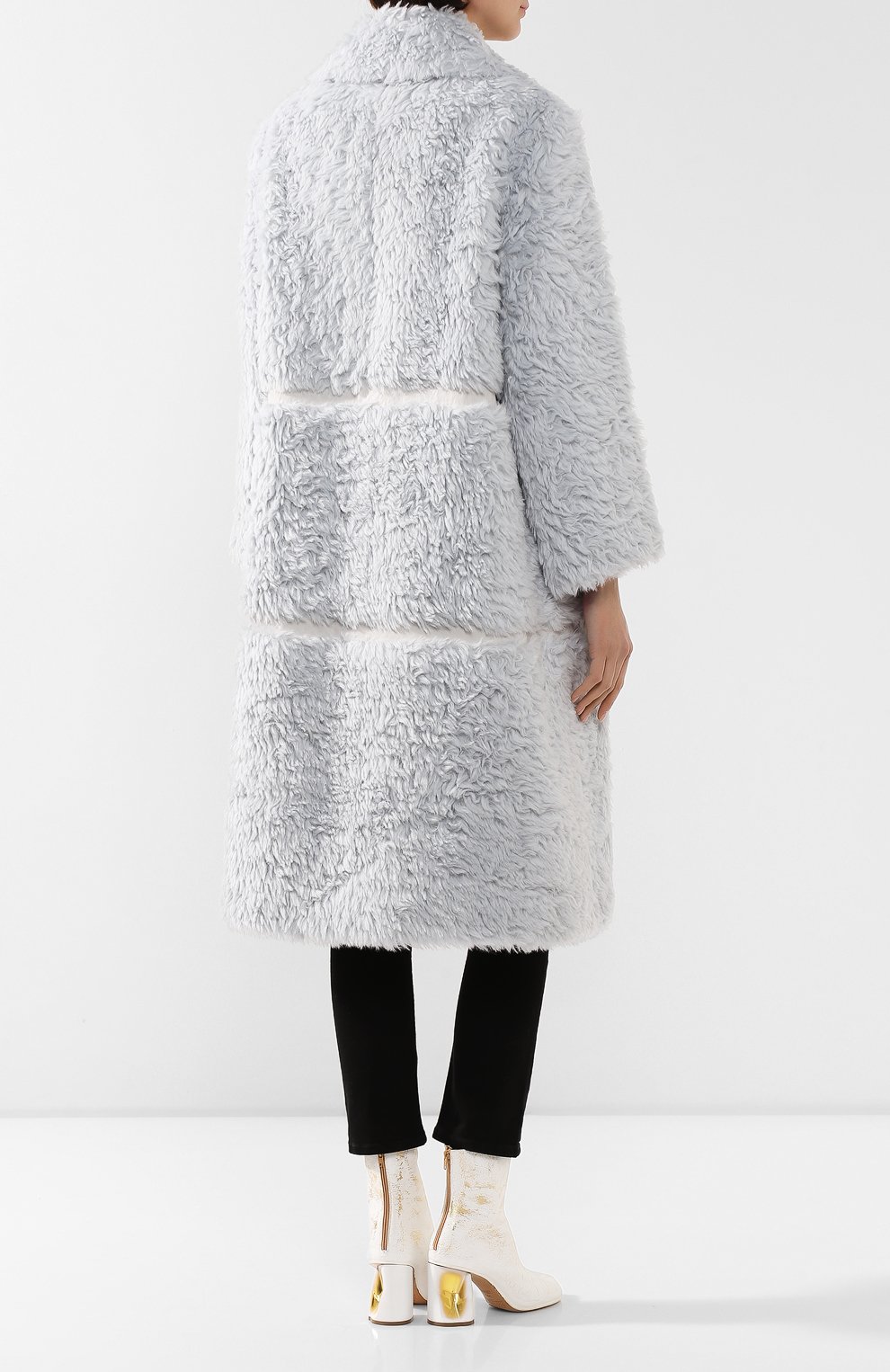 Шуба из экомеха VIKA GAZINSKAYA, арт. FW18 -2217, фото 4