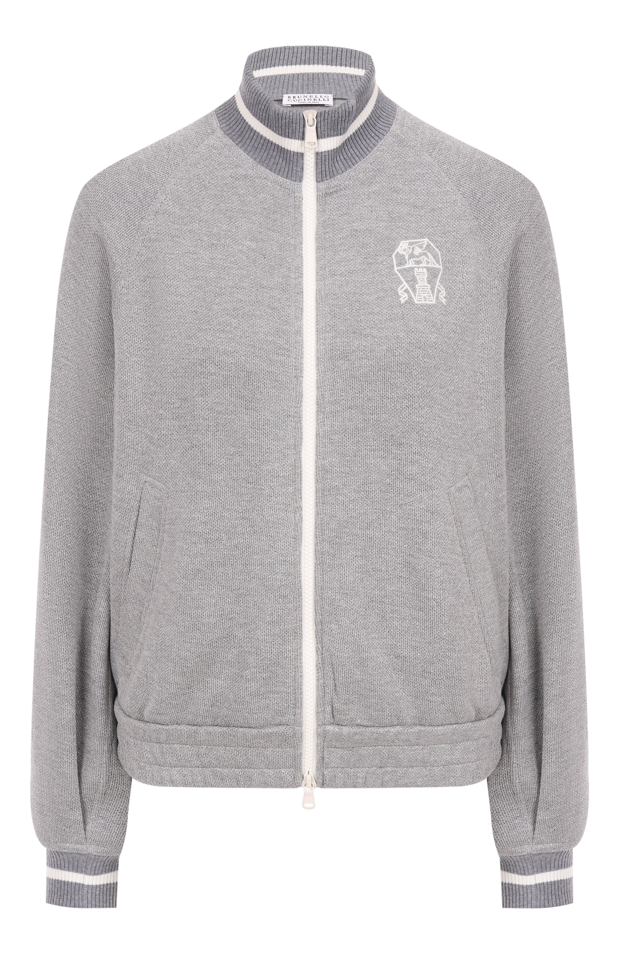 Толстовка из вискозы и хлопка BRUNELLO CUCINELLI, арт. MP930SN906, фото 1