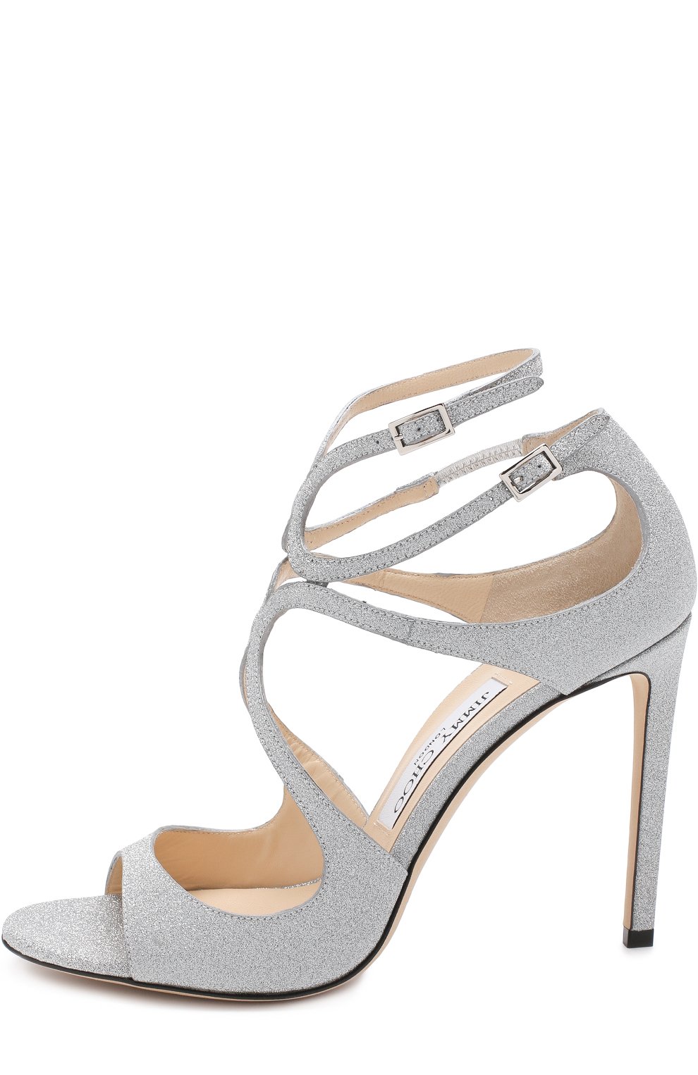 Босоножки lang с глиттером JIMMY CHOO, арт. LANG/IGT, фото 3