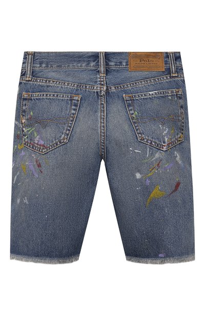 Джинсовые шорты POLO RALPH LAUREN синего цвета по цене 9950 руб., арт. 323832733, фото 2 Джинсовые шорты POLO RALPH LAUREN, арт. 323832733, фото 2