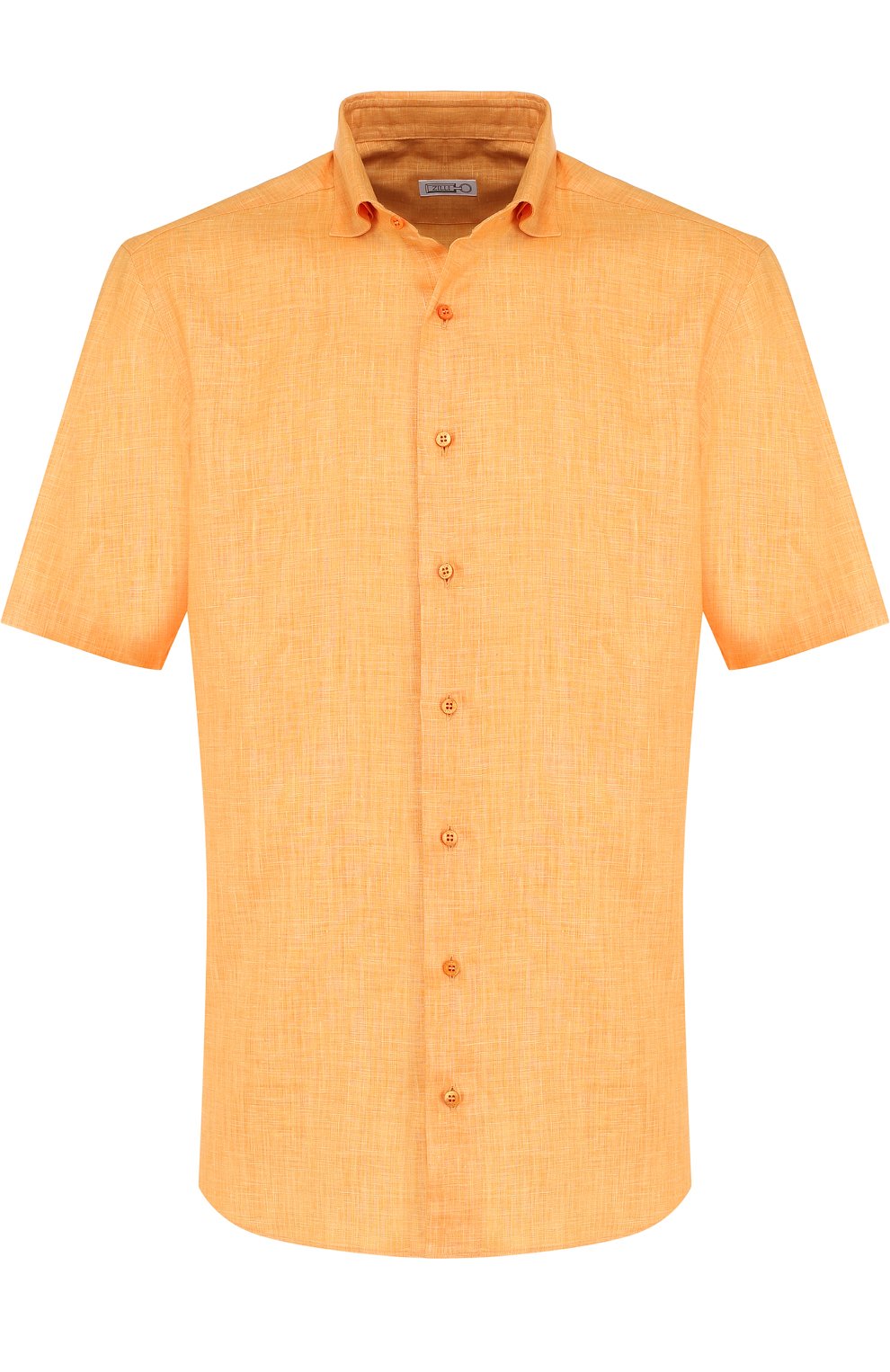 Льняная рубашка с короткими рукавами ZILLI, арт. MFP-MERCU-17091/0001, фото 1