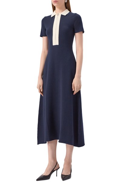 Платье OLOLOL синего цвета по цене 45000 руб., арт. OLKND014/403/BASE, фото 3 Платье OLOLOL, арт. OLKND014/403/BASE, фото 3