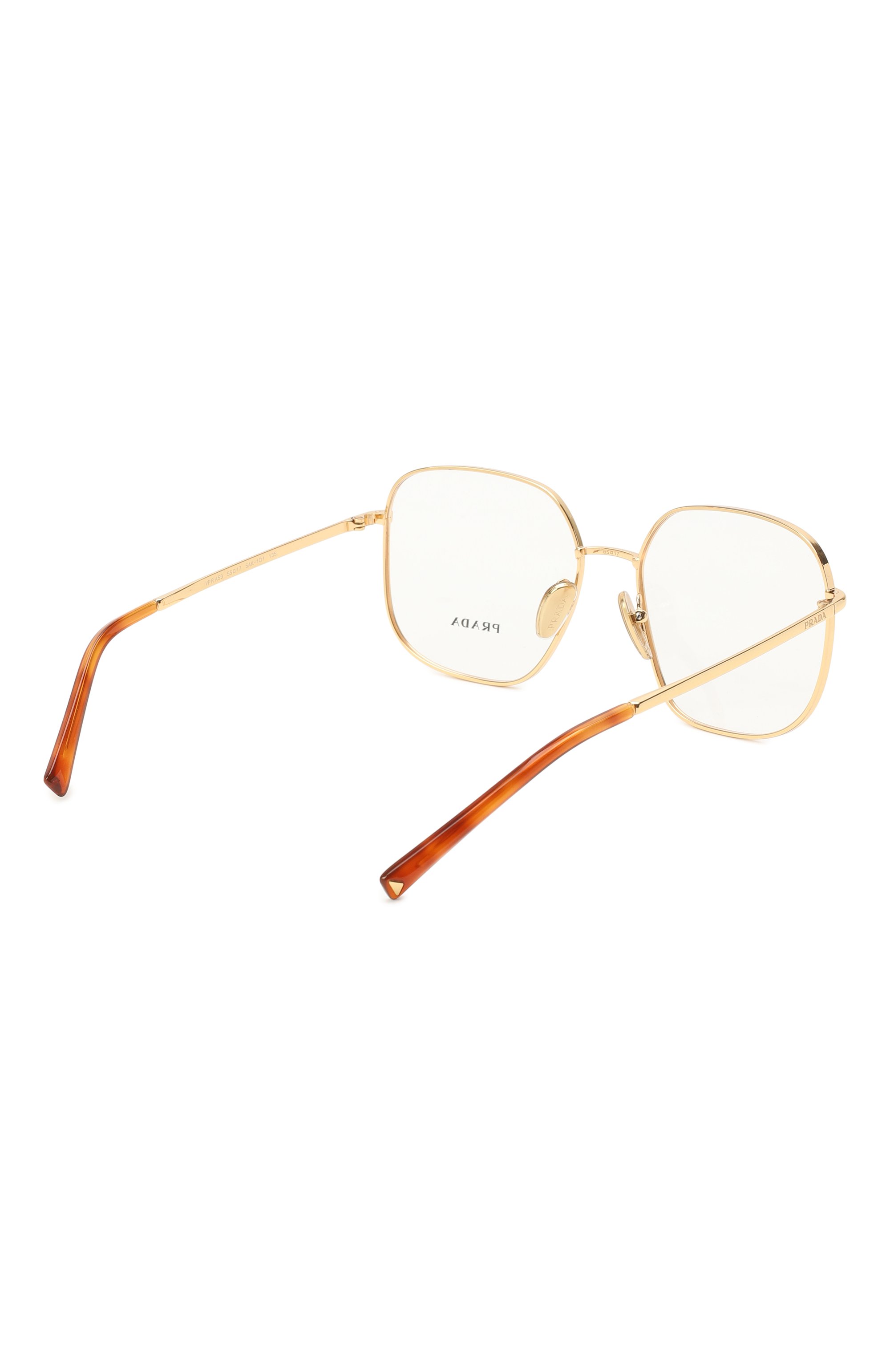Оправа PRADA золотого цвета по цене 41550 руб., арт. A59V-5AK101, фото 4 Оправа PRADA, арт. A59V-5AK101, фото 4