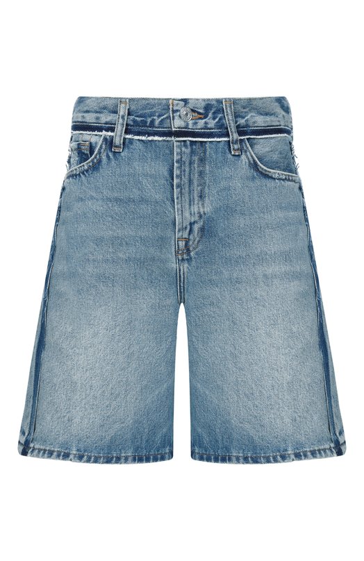 Джинсовые шорты Lola 7 For All Mankind 7U870E35-3DL Голубой 7U870E35-3DL
