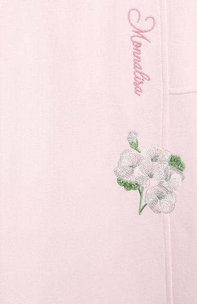 Хлопковые брюки MONNALISA, арт. 79G400, фото 3