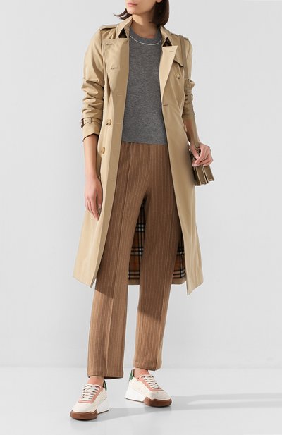 Хлопковые брюки RAG AND BONE коричневого цвета по цене 32800 руб., арт. WAW20S70112P11, фото 2 Хлопковые брюки RAG AND BONE, арт. WAW20S70112P11, фото 2