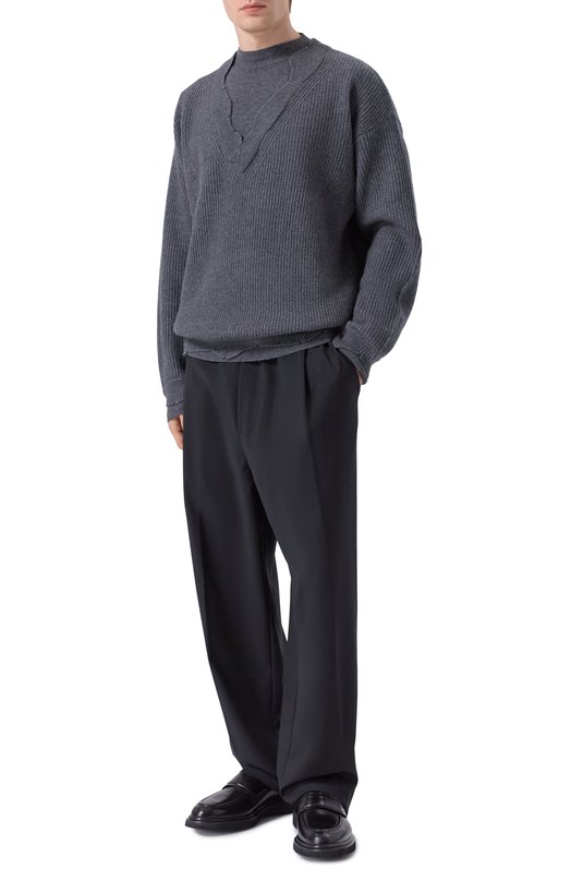 Шерстяные брюки Laneus F5LAMAKT124 Чёрный  F5LAMAKT124 Фото 2