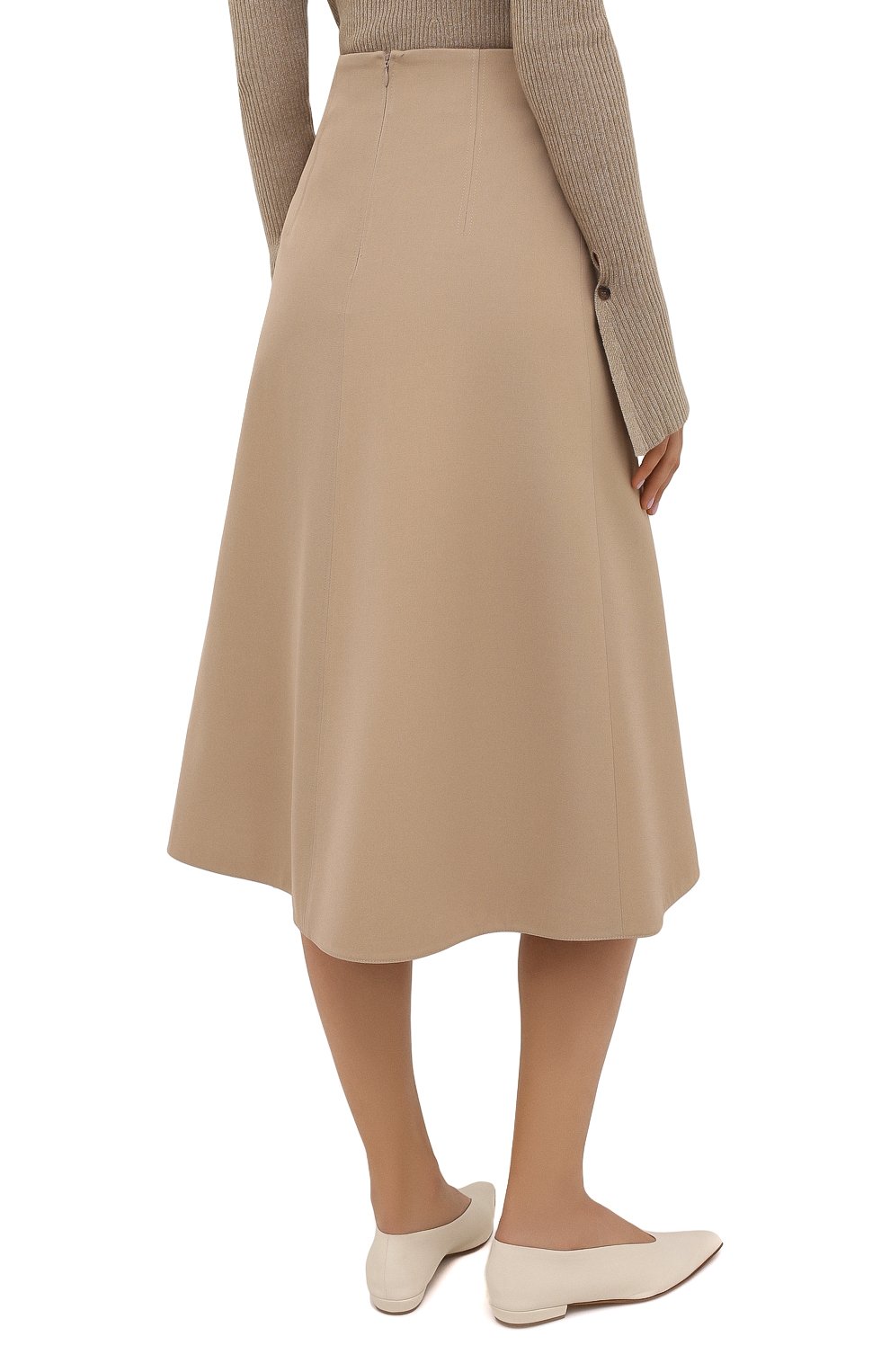 Юбка из хлопка и шерсти REDVALENTINO, арт. VR3RAF55/4R9, фото 4