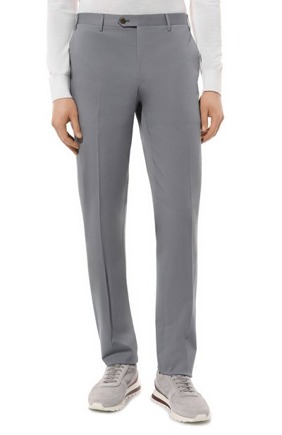 Хлопковые брюки CORNELIANI, арт. 934B01-9314517, фото 3