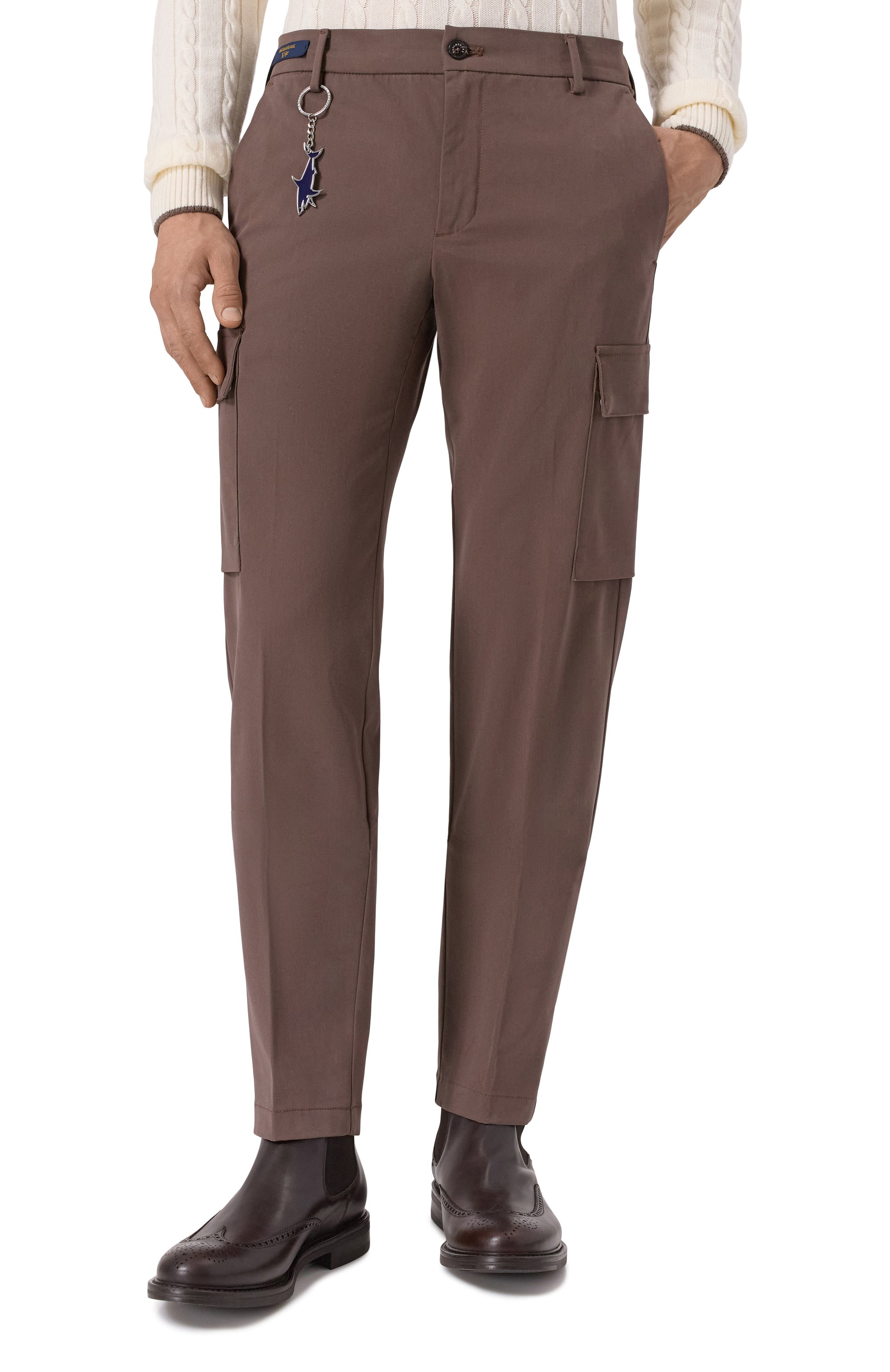 Брюки-карго PAUL&SHARK темно-бежевого цвета по цене 40900 руб., арт. 14314041, фото 3 Брюки-карго PAUL&SHARK, арт. 14314041, фото 3