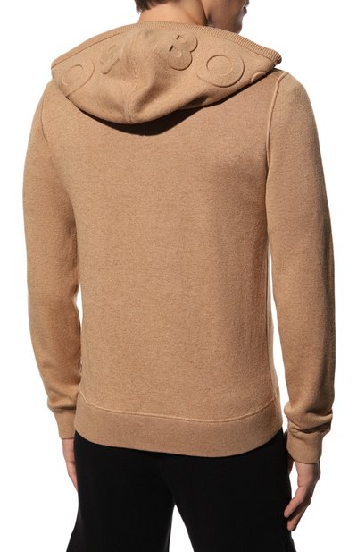 Худи из хлопка и шерсти BOSS, арт. 50482648, фото 4