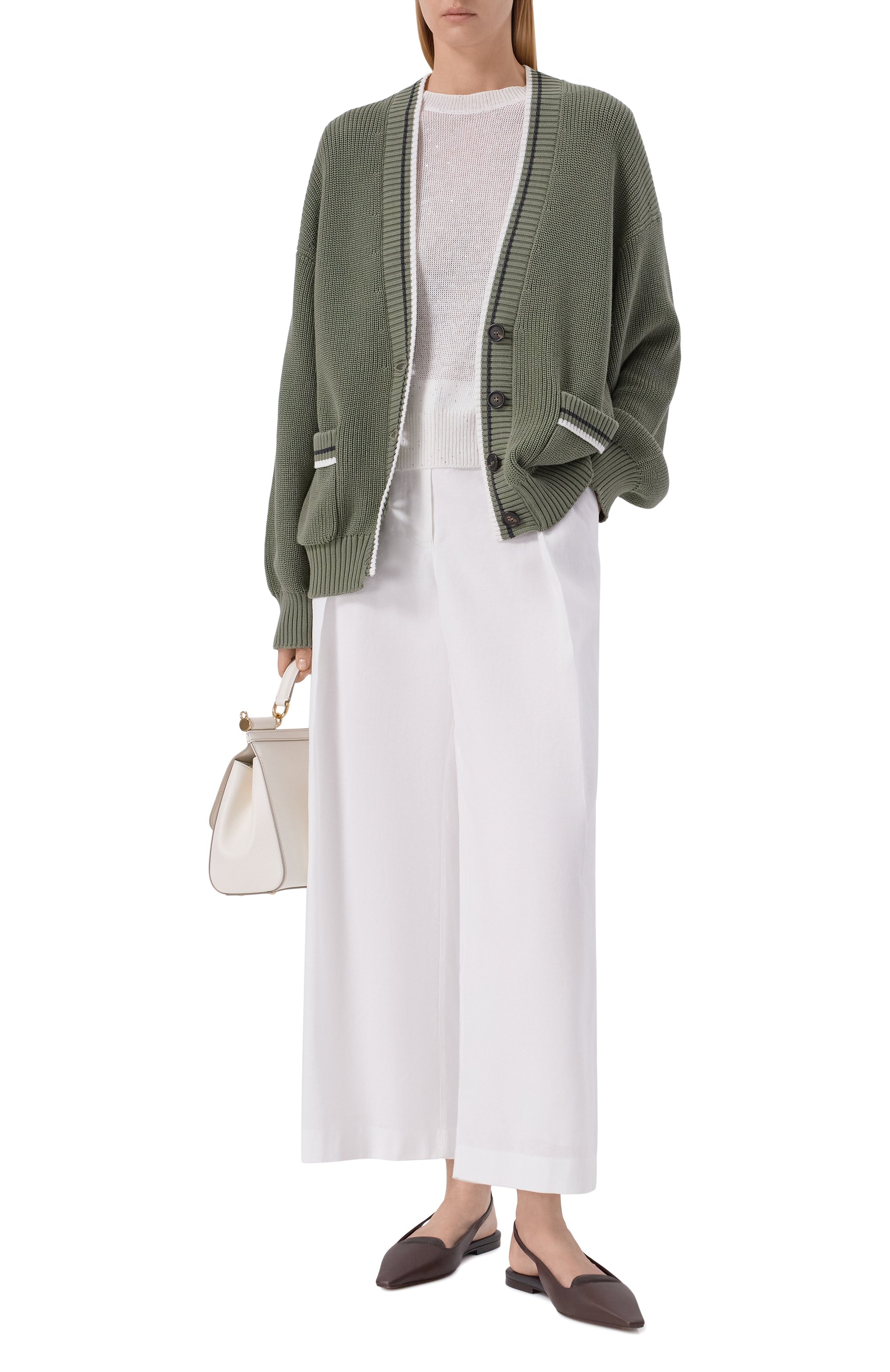 Хлопковый кардиган BRUNELLO CUCINELLI, арт. M19756306, фото 2