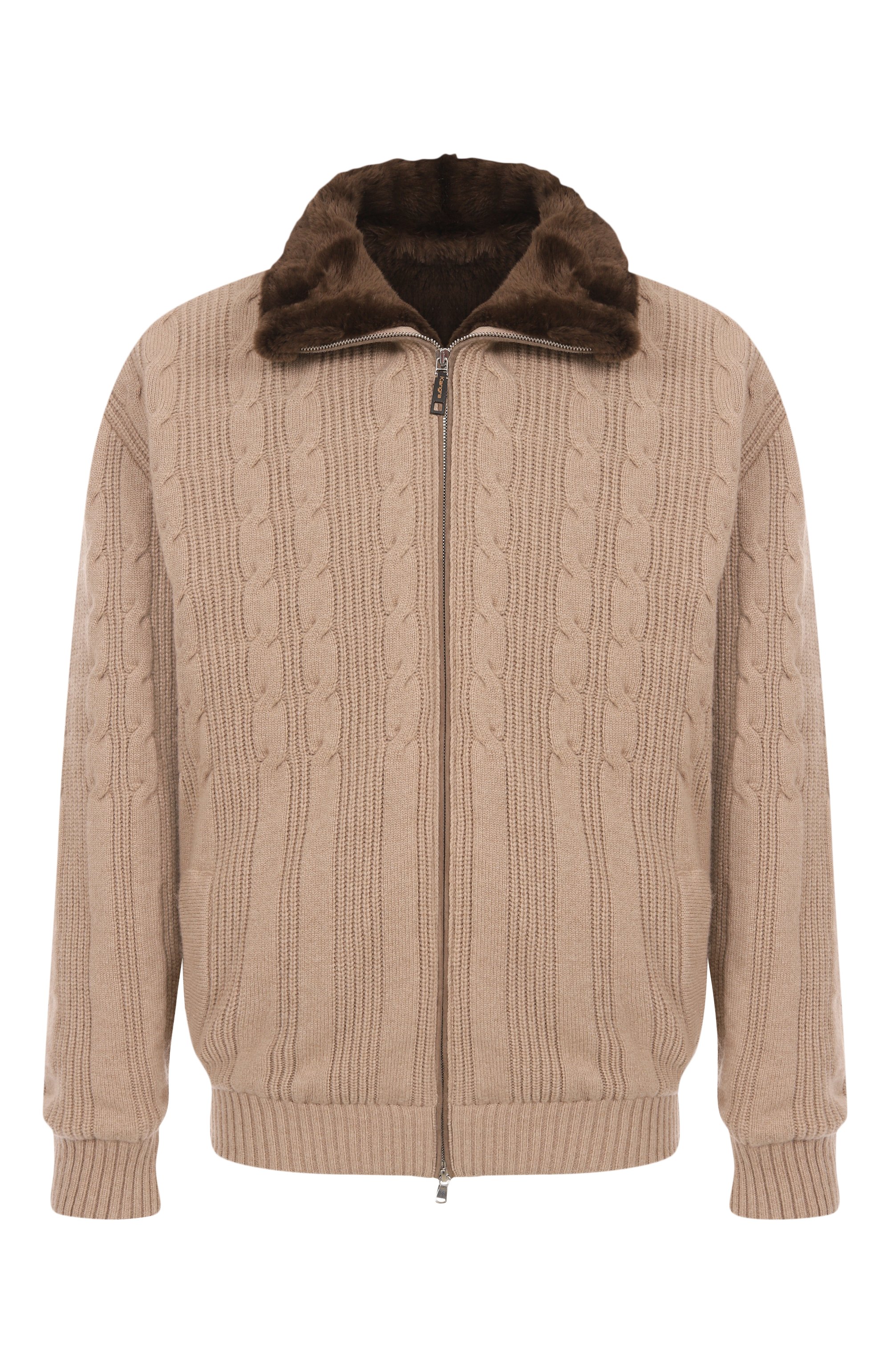 Кашемировый бомбер с подкладкой из бобра KANGRA бежевого цвета по цене 522500 руб., арт. 9151/09 02, фото 1 Кашемировый бомбер с подкладкой из бобра KANGRA, арт. 9151/09 02, фото 1