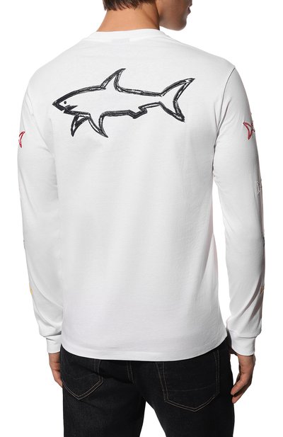 Хлопковый лонгслив PAUL&SHARK, арт. 22411587, фото 4