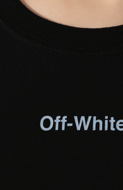 Хлопковая футболка OFF-WHITE, арт. 0WAA049R20B070431001, фото 5