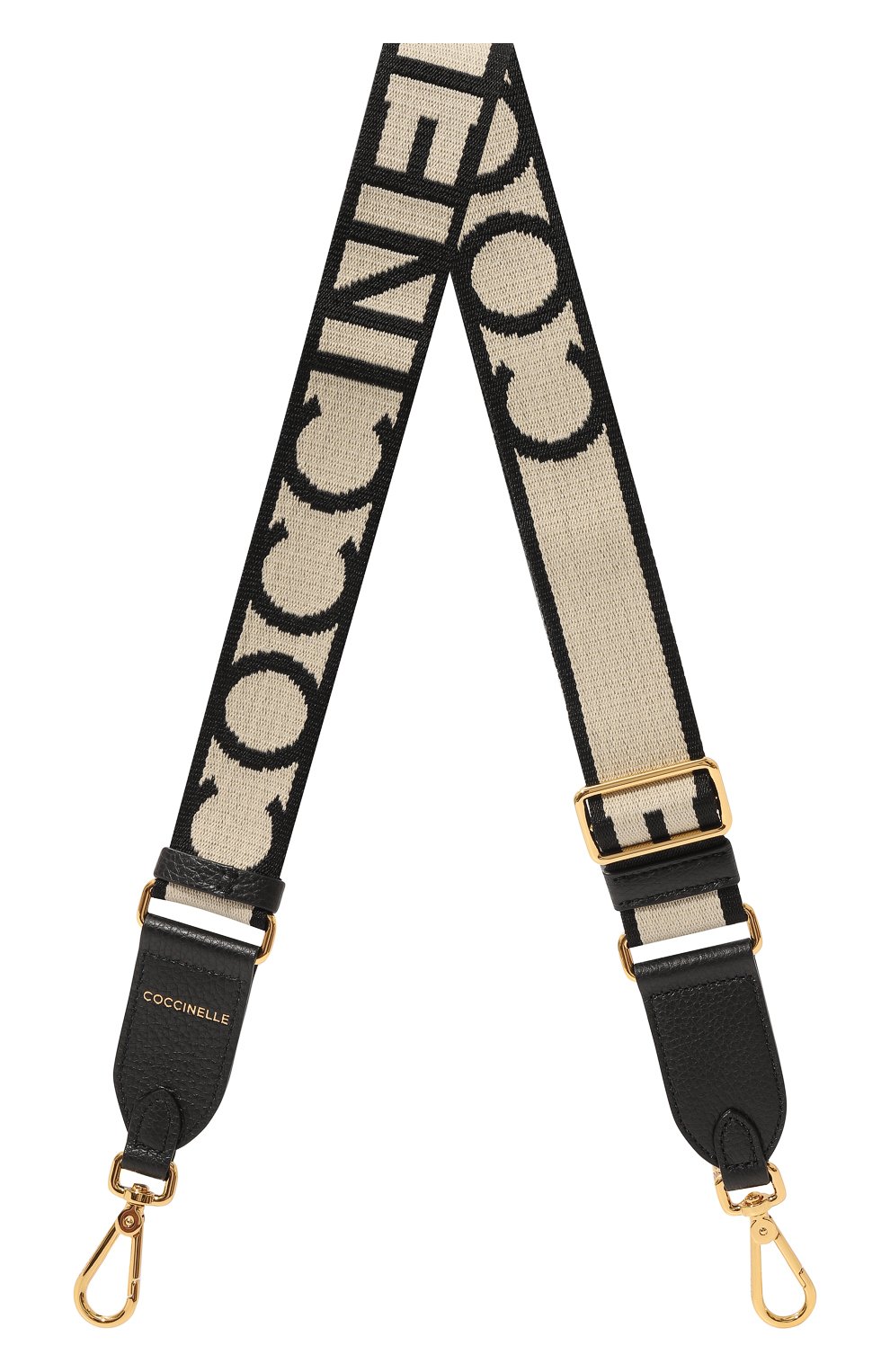 Ремень для сумки COCCINELLE черно-белого цвета по цене 7995 руб., арт. E3 M21 68 05 01, фото 1 Ремень для сумки COCCINELLE, арт. E3 M21 68 05 01, фото 1