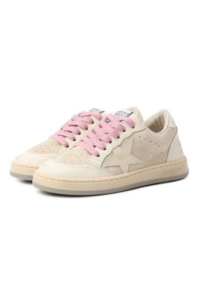 Кожаные кеды ball star GOLDEN GOOSE DELUXE BRAND, арт. GYF00439.F007308