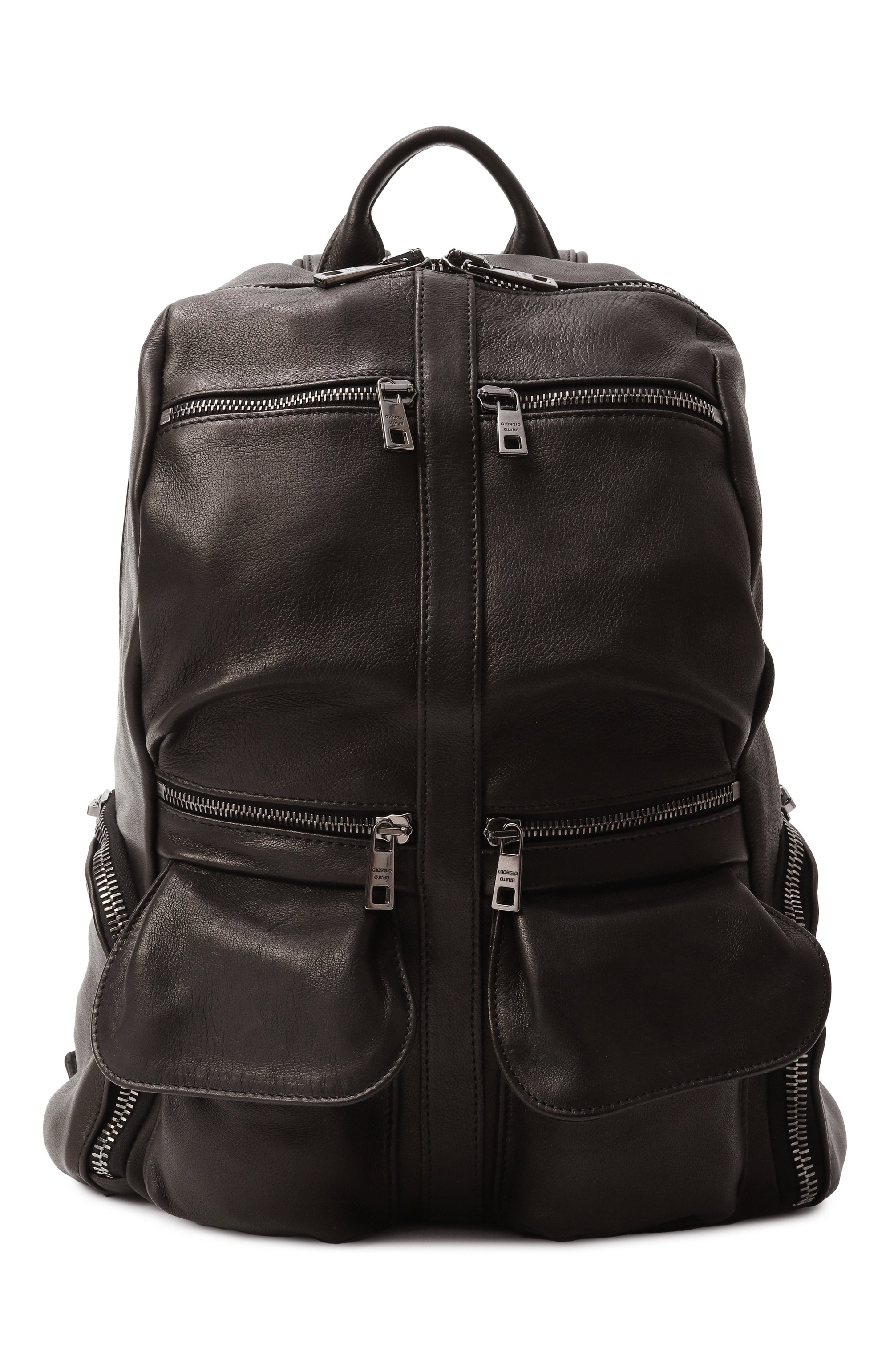 Рюкзак GIORGIO BRATO черного цвета по цене 114500 руб., арт. BS26F4060V, фото 1 Рюкзак GIORGIO BRATO, арт. BS26F4060V, фото 1