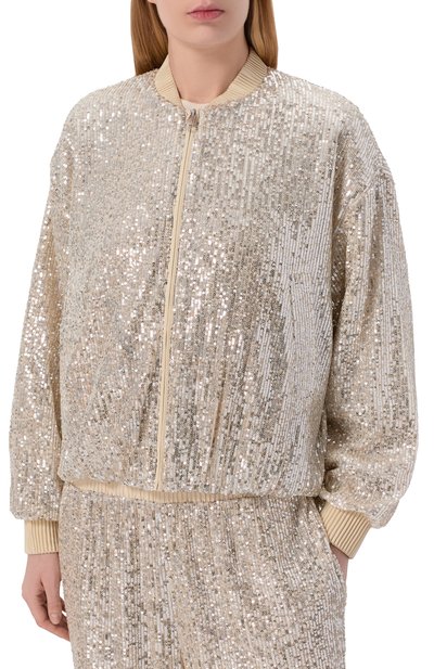 Бомбер с отделкой пайетками BOSS ORANGE, арт. 50548336, фото 3