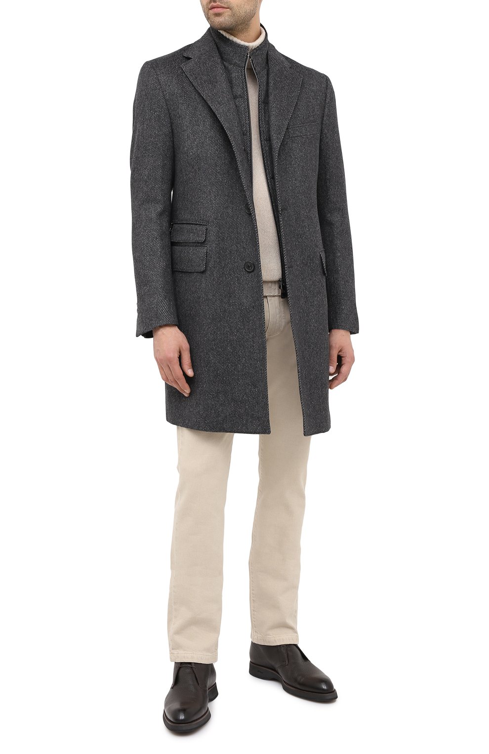 Шерстяное пальто CORNELIANI, арт. 861581-0812103/00, фото 2