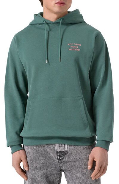 Хлопковое худи DROLE DE MONSIEUR, арт. E-H0162-C0127-DGN, фото 3