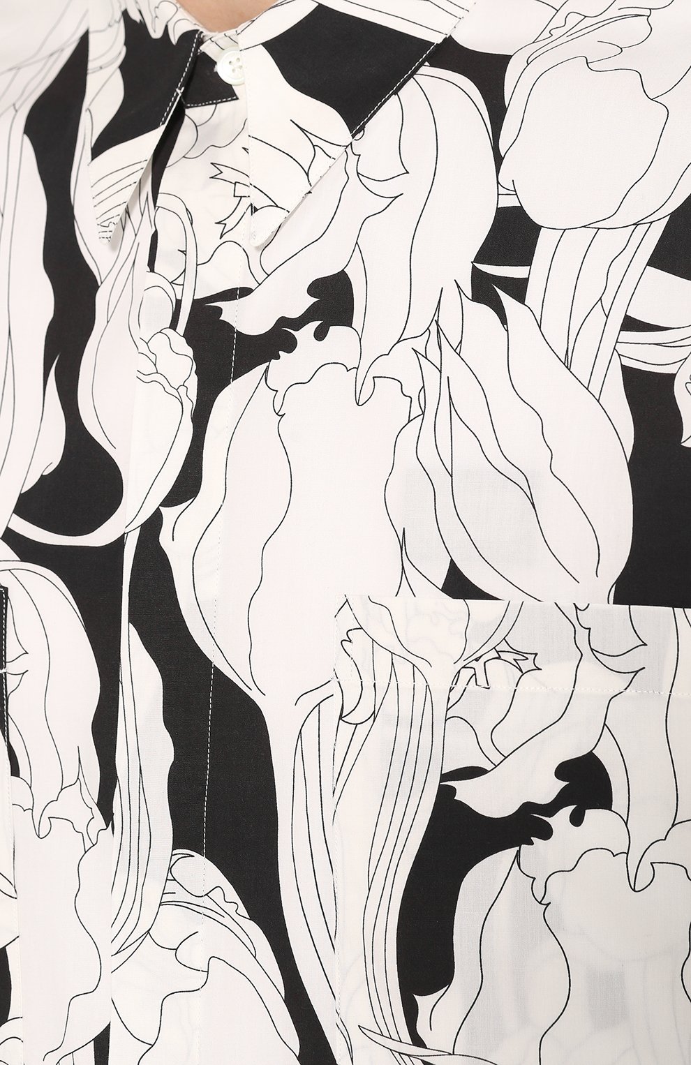 Хлопковая рубашка GIVENCHY, арт. BM60JL12TM, фото 5