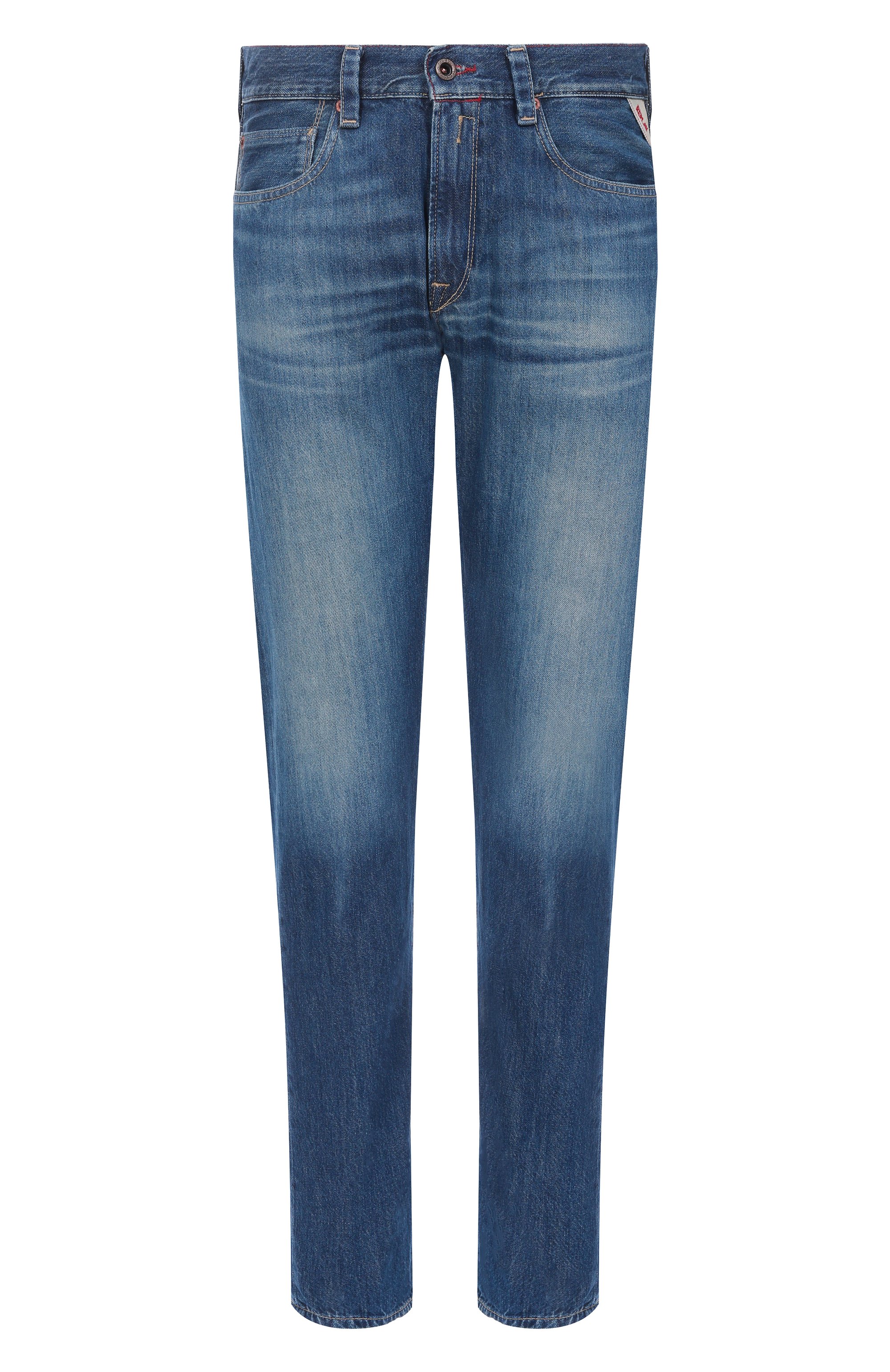 Джинсы neaal REPLAY синего цвета по цене 22500 руб., арт. M1038R.000.814 836, фото 1 Джинсы neaal REPLAY, арт. M1038R.000.814 836, фото 1