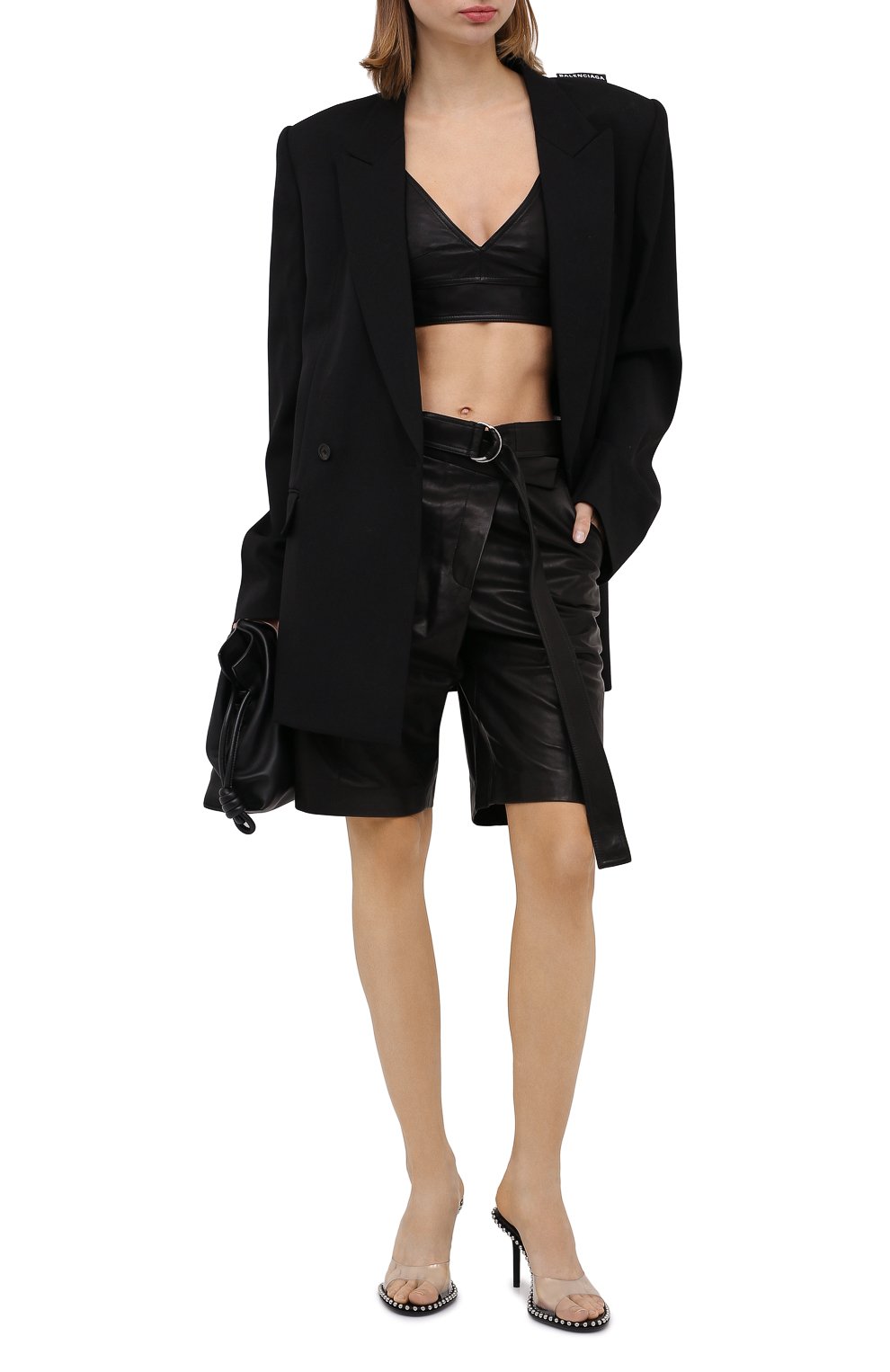 Кожаный топ HELMUT LANG, арт. K04HW501, фото 2