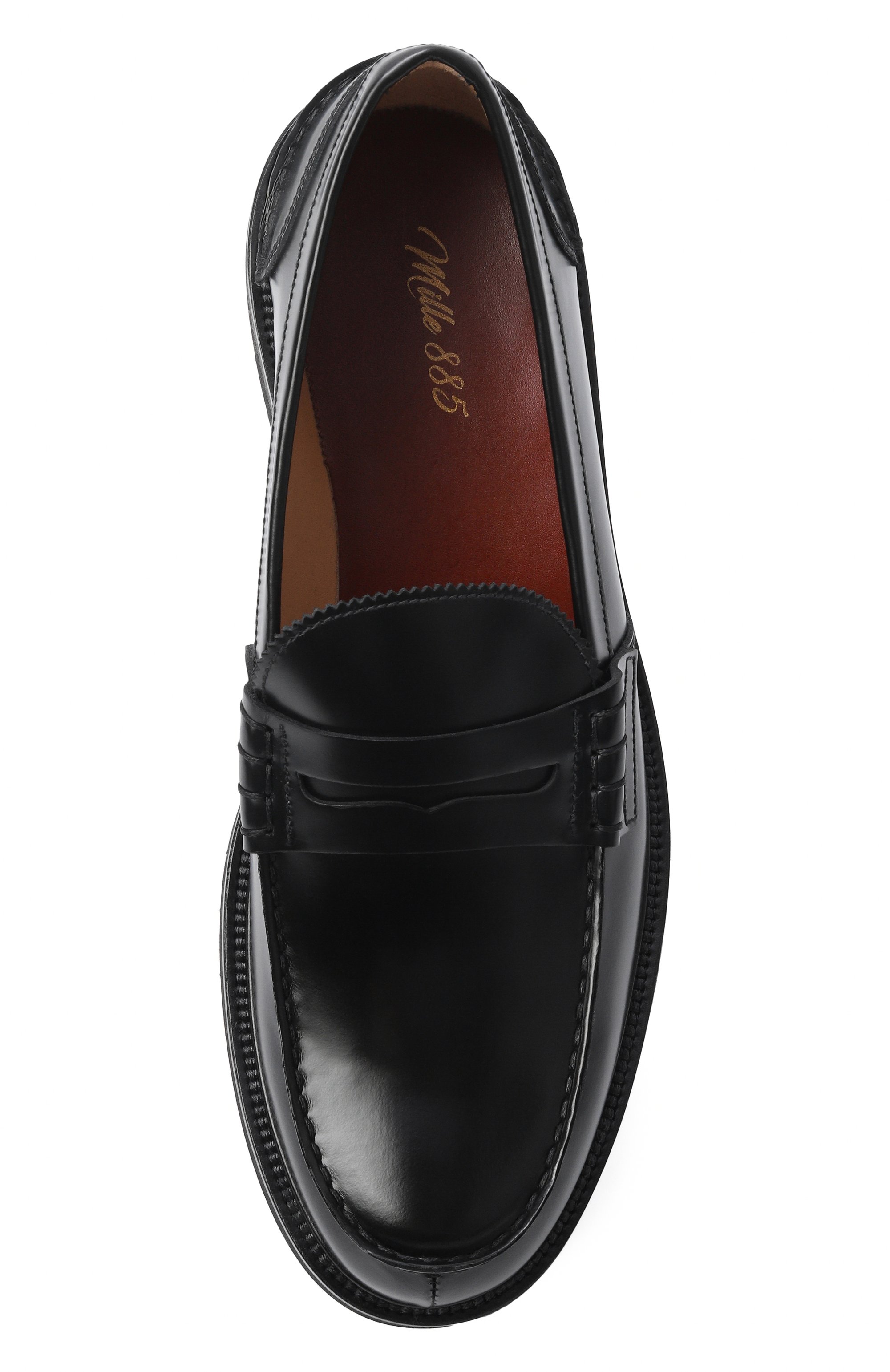 Кожаные пенни-лоферы MILLE 885, арт. C0LLEGE REAL, фото 5