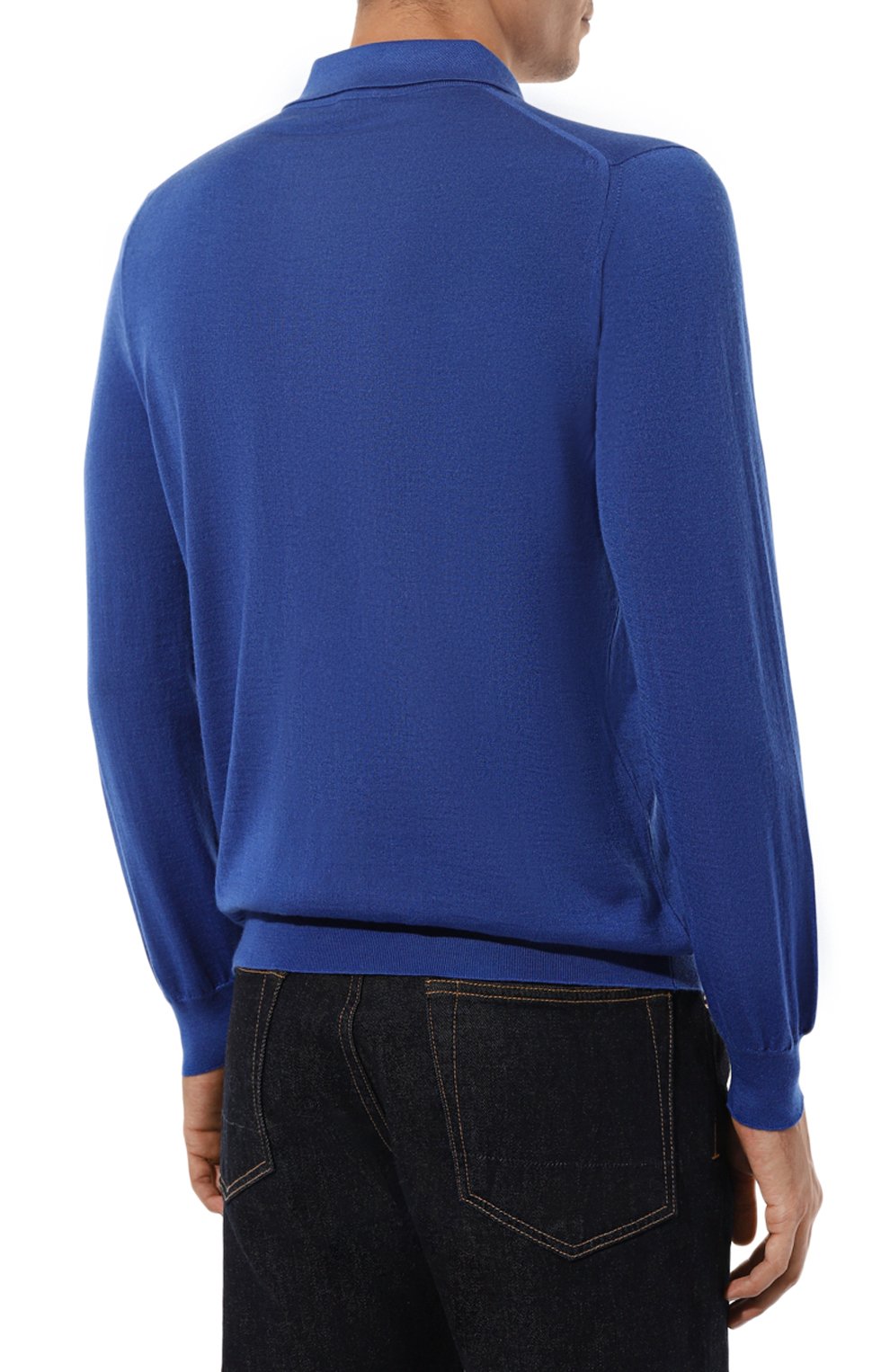 Поло из кашемира и шелка KITON, арт. UMKX05ZK101, фото 4