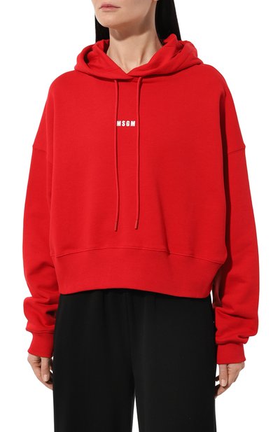 Хлопковое худи MSGM, арт. 3541MDM509/237799, фото 3