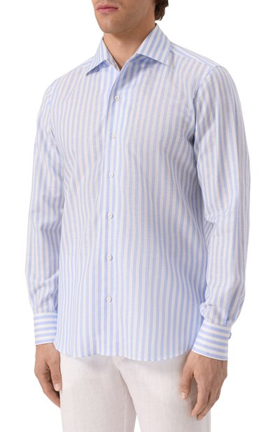 Рубашка из хлопка и льна MVST, арт. M0RBIDA/R0BERT0/R0UND/300-C0TT0N/LINEN, фото 3