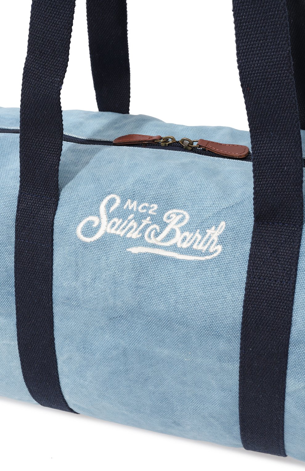 Текстильная спортивная сумка MC2 SAINT BARTH голубого цвета по цене 15800 руб., арт. STBA/JETLEG R0UND/06578D, фото 3 Текстильная спортивная сумка MC2 SAINT BARTH, арт. STBA/JETLEG R0UND/06578D, фото 3