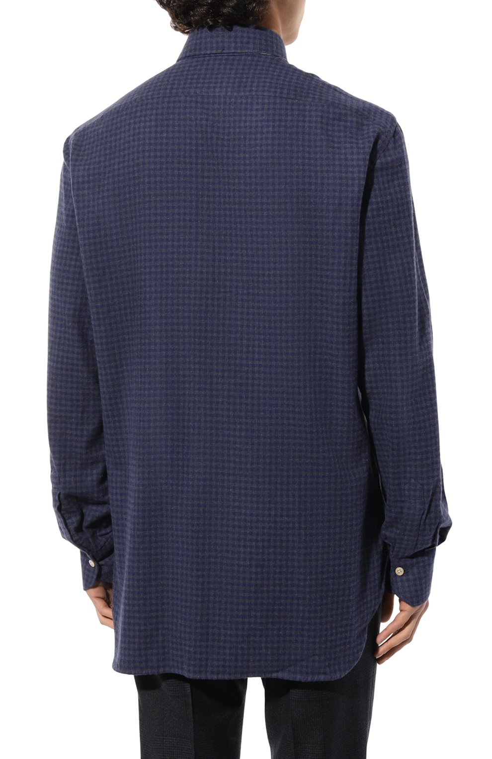 Хлопковая рубашка KITON, арт. UCIH0864309, фото 4