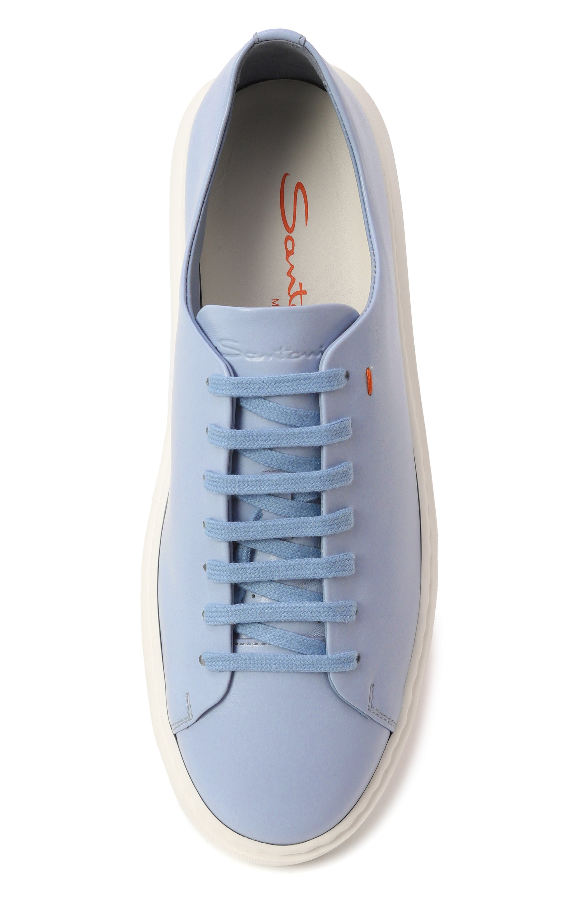 Кожаные кеды SANTONI, арт. WBCG61306BARTCGA, фото 6