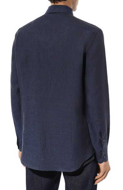 Льняная рубашка CORNELIANI, арт. 93P156-9311091, фото 4