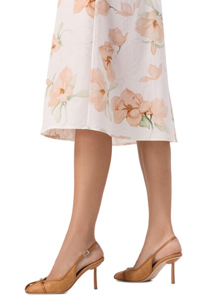 Туфли vittoria 95 из рафии LE SILLA, арт. 3464D080BXPPPAN, фото 3