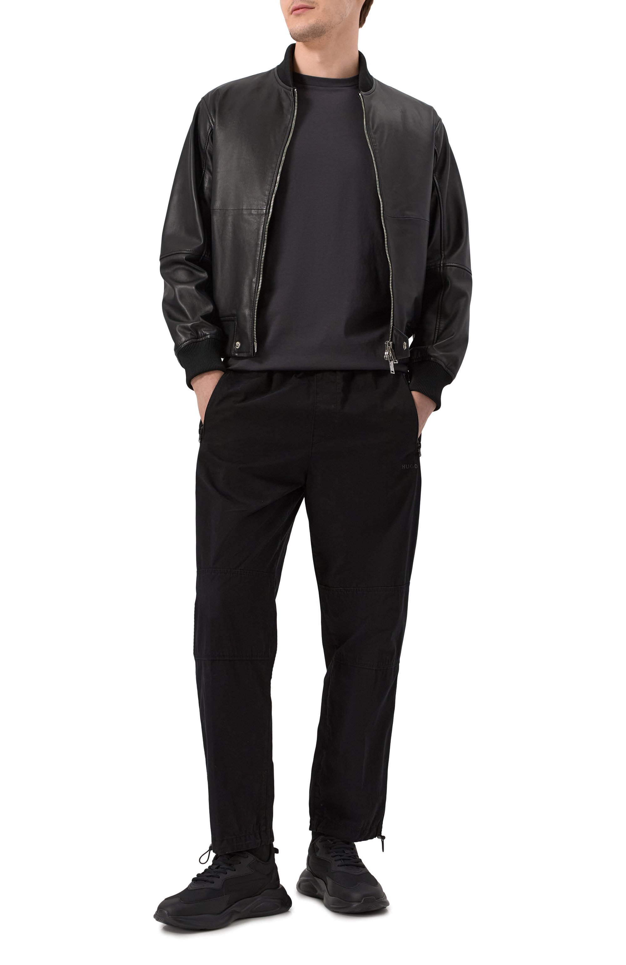 Хлопковые брюки HUGO, арт. 50530916, фото 2