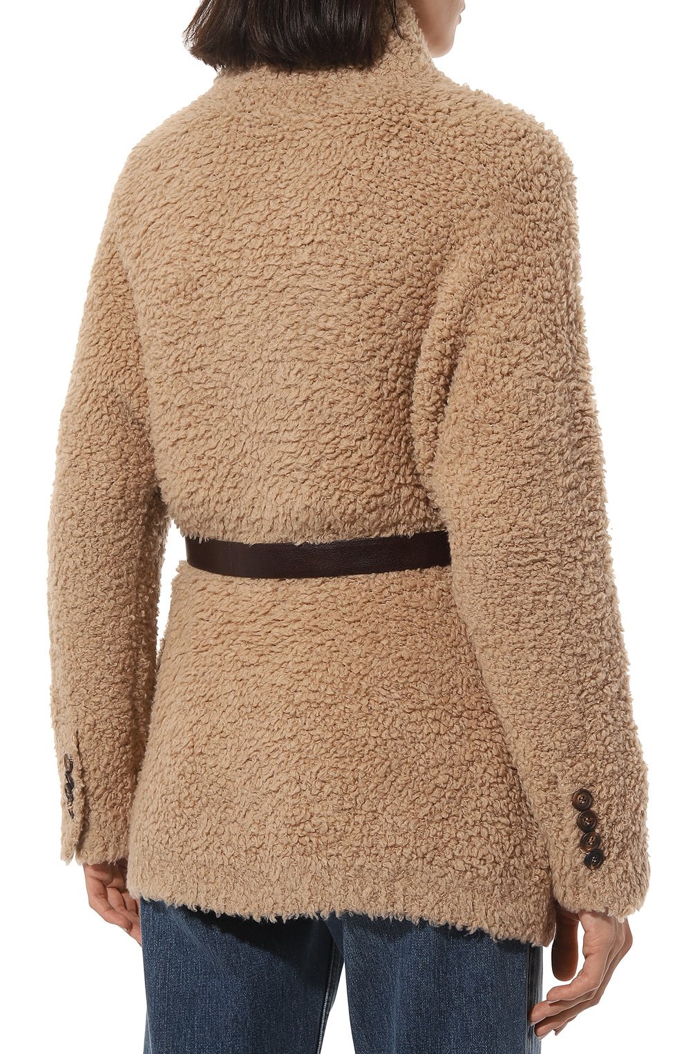 Кашемировый кардиган BRUNELLO CUCINELLI бежевого цвета по цене 614500 руб., арт. M1F351506, фото 4 Кашемировый кардиган BRUNELLO CUCINELLI, арт. M1F351506, фото 4