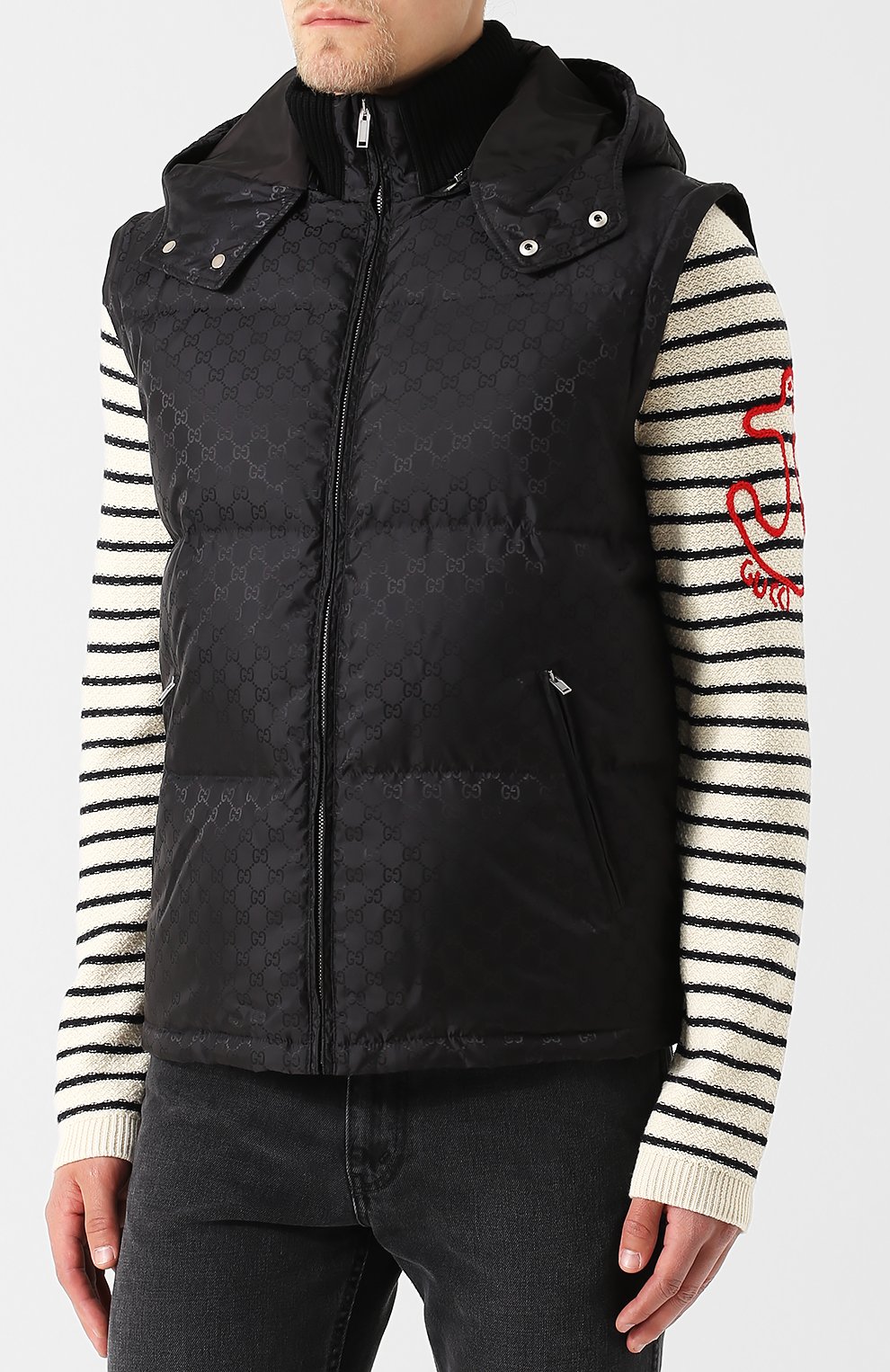 Пуховик с отстегивающимися рукавами GUCCI, арт. 473612/Z4218, фото 6