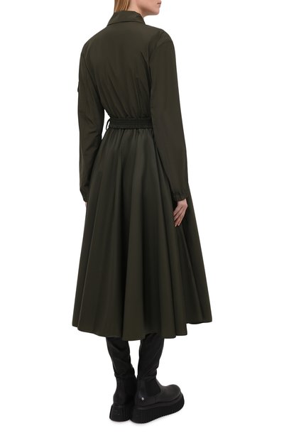 Платье MONCLER хаки цвета по цене 62750 руб., арт. F2-093-2G700-00-V0046, фото 4 Платье MONCLER, арт. F2-093-2G700-00-V0046, фото 4