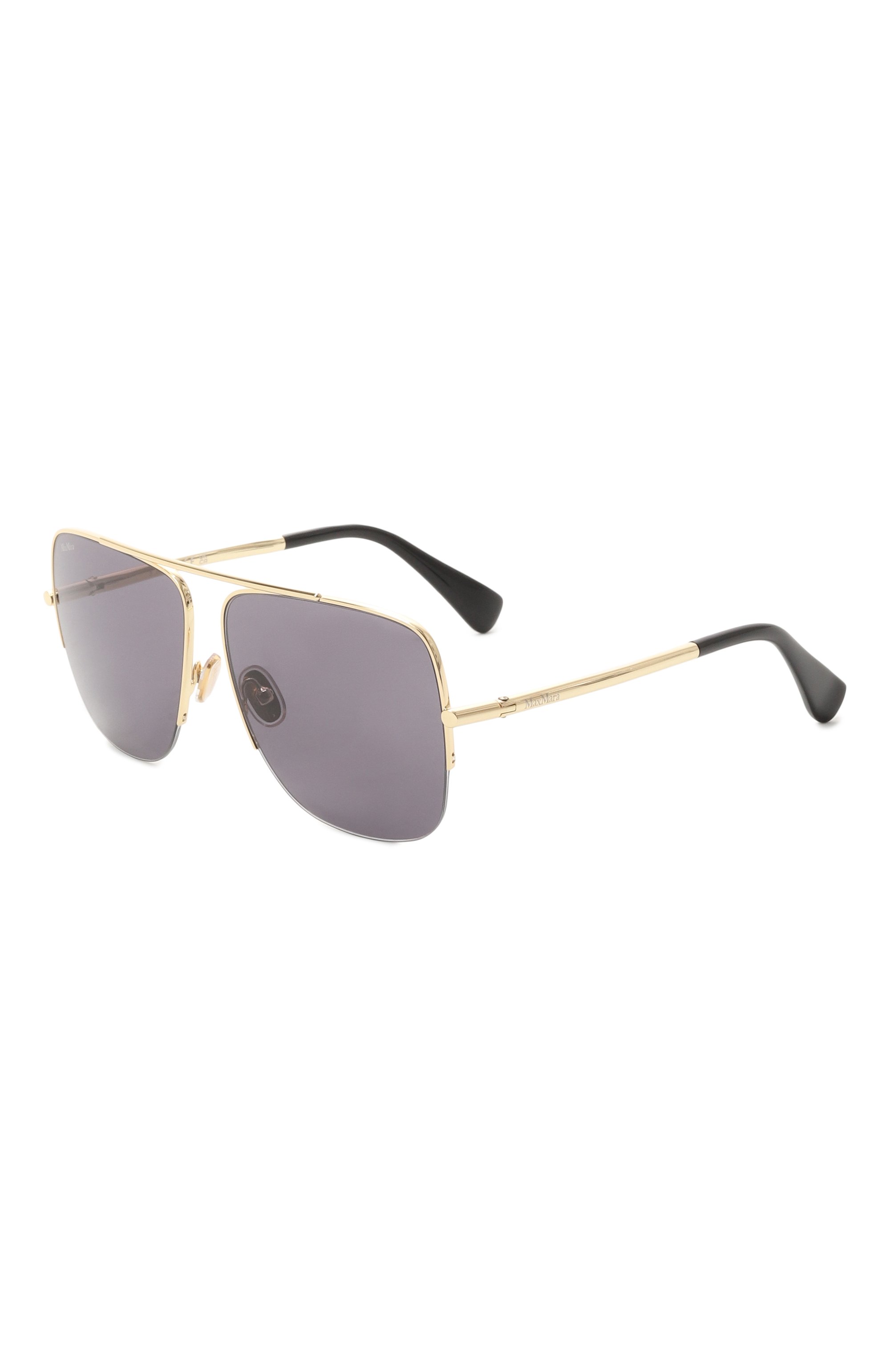 Солнцезащитные очки MAX MARA черного цвета по цене 24300 руб., арт. MM0121 30A, фото 1 Солнцезащитные очки MAX MARA, арт. MM0121 30A, фото 1